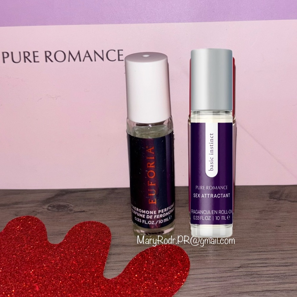 Pure Romancė Pheromones Roll On Set - Euforia and Basic Instinct